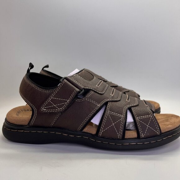 Dockers Shorewood Sandals Mens Size 10M Brown Fisherman Comfort Casual Shoes - Picture 6 of 12